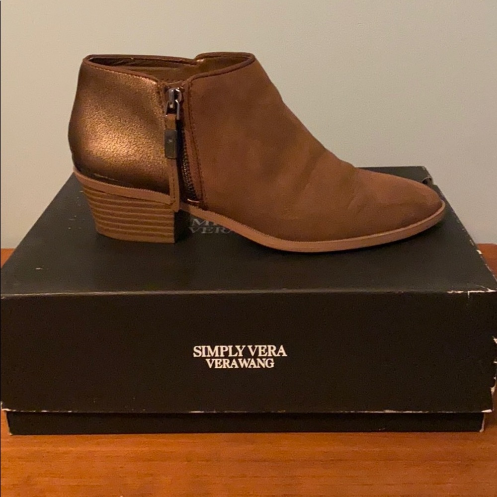 Brown ankle boots